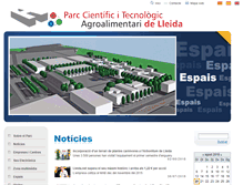 Tablet Screenshot of parcteclleida.es